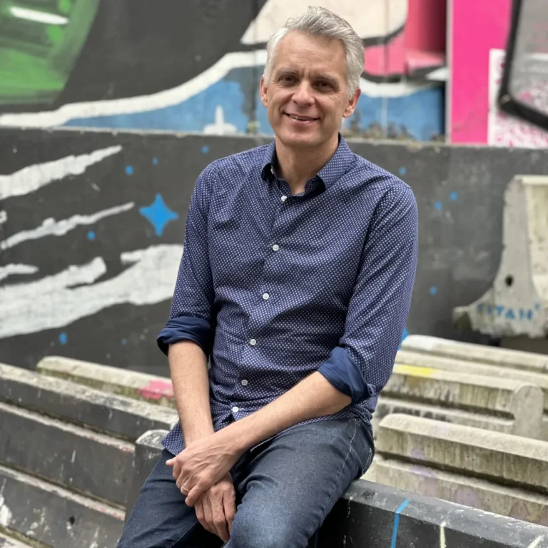 Portrait of Anthony Huberman by Juana Berrío.