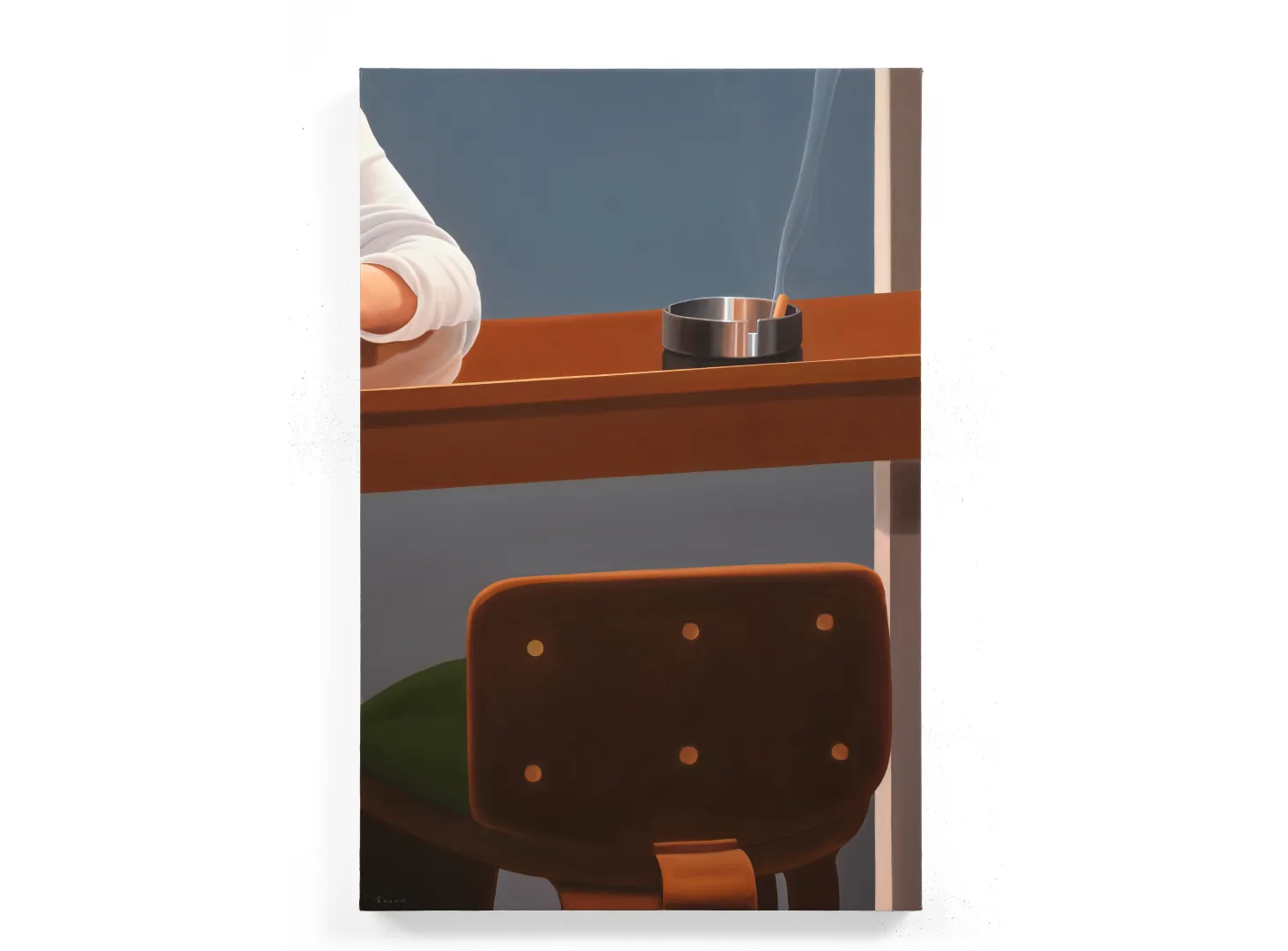 Liang Hao, Craft Beer Bar, 2025 Oil on canvas, 60 × 40 cm. Courtesy of BANK