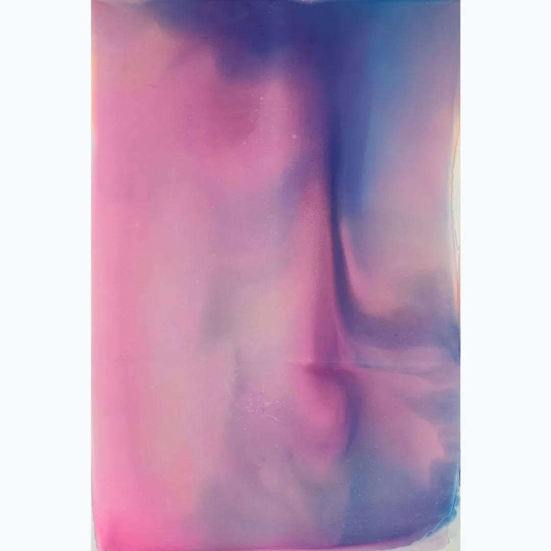 Kim Taek Sang, Flows-25-11, 2025, Water acrylic on canvas, 307 x 199 x 4. Courtesy of the artist and Johyun Gallery